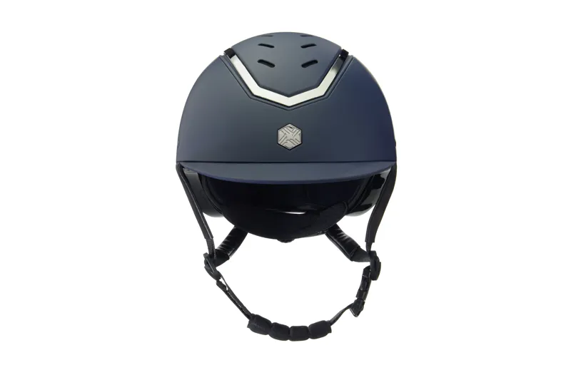 Charles Owen EQx Kylo Riding Helmet Navy Matte/Pewter-3